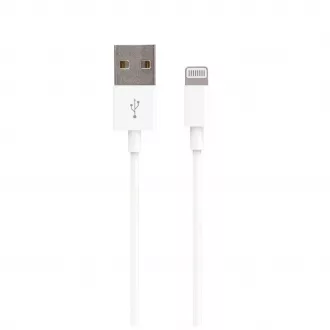 Forever kábel USB – Lightning 3,0 m 1A fehér