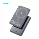 BWOO Ultra Slim P79 5000mAh 20W powerbank mágneses töltéssel szürke