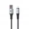 Forever Braix USB–Lightning kábel 1,0 m 3A fekete