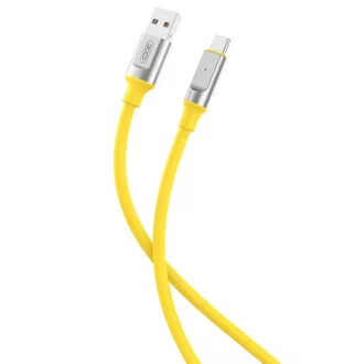 XO kábel NB251 USB–USB-C 1,0 m 6A sárga