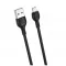XO NB200 USB–microUSB kábel 1,0 m 2.1A fekete