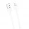 XO NB200 USB–microUSB kábel 1,0 m 2,1 A fehér