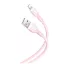 XO NB212 USB - Lightning kábel 1,0 m 2,1 A rózsaszín