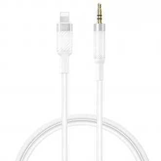   XO audio kábel NB-R279A Lightning–jack 3,5 mm 1,0 m fehér