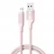 XO NB265 USB–Lightning kábel 1,0 m 2,4 A rózsaszín