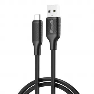 XO NB265 USB–USB-C kábel 1,0 m 3A fekete