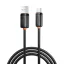 XO NB302 USB–USB-C kábel 1,0m 3A fekete
