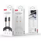 XO NB302 USB–USB-C kábel 1,0m 3A fekete