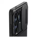 SPIGEN OPTIK ARMOR tok Samsung Galaxy S25 Ultra készülékhez fekete