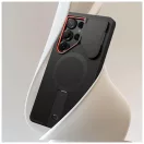 TECH-PROTECT Kevlar Aura MagSafe Samsung Galaxy S25 Ultra készülékhez tok fekete/narancssárga