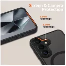 TECH-PROTECT MAGCAM MAGSAFE Samsung Galaxy S25 készülékhez tok matte fekete