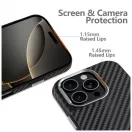 TECH-PROTECT ION CARBON MAGSAFE tok Samsung Galaxy S25 Ultra készülékhez fekete/ezüst