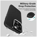 TECH-PROTECT ION CARBON MAGSAFE tok Samsung Galaxy S25 Ultra készülékhez fekete/ezüst