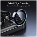 ESR ARMORITE kameravédő iPhone 14 Pro / Pro Max / 15 Pro / Max / 16 Pro / Max / 17 Pro / Max készülékhez fekete