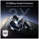 ESR ARMORITE kameravédő iPhone 14 Pro / Pro Max / 15 Pro / Max / 16 Pro / Max / 17 Pro / Max készülékhez fekete