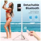 TECH-PROTECT L09S BLUETOOTH szelfi bot állvány rózsaszín