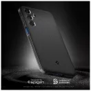 SPIGEN ESSENTIAL SANDBLAST tok Samsung Galaxy M35 5G készülékhez fekete