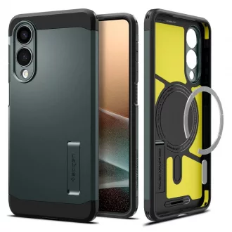   SPIGEN TOUGH ARMOR MAGSAFE tok – GALAXY S25 EDGE készülékhez – Abyss zöld