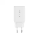 TECH-PROTECT NC45W-GAN 2-portos hálózati töltő PD 45W fehér
