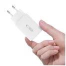 TECH-PROTECT NC45W-GAN 2-portos hálózati töltő PD 45W fehér