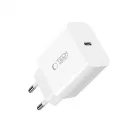 TECH-PROTECT NC20W 1-PORT hálózati töltő PD 20W + LIGHTNING CABLE fehér