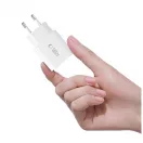 TECH-PROTECT NC20W 1-PORT hálózati töltő PD 20W + LIGHTNING CABLE fehér