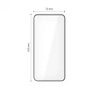 Edzett üveg kijelzővédő TECH-PROTECT GLASS FIT+ 2-PACK XIAOMI 15T / 15T PRO készülékhez fekete