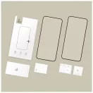 Edzett üveg kijelzővédő TECH-PROTECT GLASS FIT+ 2-PACK XIAOMI 15T / 15T PRO készülékhez fekete