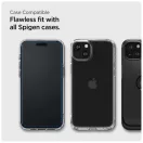 Edzett üveg kijelzővédő Spigen ALM Glass FC 2-PACK iPhone 15 készülékhez fekete
