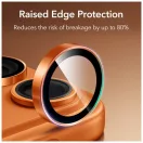 ESR ARMORITE kameravédő iPhone 14 Pro / Max / 15 Pro / Max / 16 Pro / Max / 17 Pro / Max készülékhez narancssárga