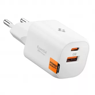   SPIGEN ESSENTIAL EE352EU 2-PORT HÁLÓZATI TÖLTŐ 35W fehér