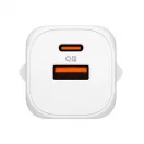 SPIGEN ESSENTIAL EE352EU 2-PORT HÁLÓZATI TÖLTŐ 35W fehér
