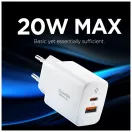 SPIGEN ESSENTIAL EE202EU 2-PORT NETWORK töltő 20W fehér
