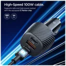SPIGEN ESSENTIAL EV1133 3-PORT autós töltő 113W fekete