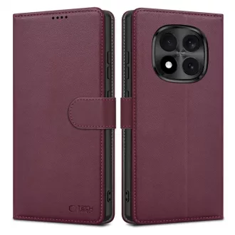   TECH-PROTECT pénztárca XIAOMI REDMI NOTE 15 PRO 5G készülékhez borvörös
