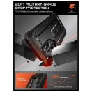 SUPCASE UNICORN BEETLE PRO tok és edzett üvegfólia 2-PACK Galaxy S26 Ultra készülékhez, fekete