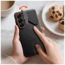 TECH-PROTECT Kevlar Aura MagSafe tok Samsung Galaxy S26 Ultra készülékhez fekete/narancs