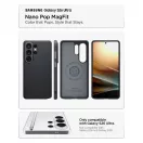 SPIGEN NANO POP MAG MagSafe tok Samsung Galaxy S26 Ultra készülékhez Black Sesame