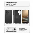 SPIGEN Liquid Air Mag MagSafe tok Samsung Galaxy S26 Ultra készülékhez matt fekete