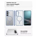 SPIGEN Ultra Hybrid Mag MagSafe tok Samsung Galaxy S26 készülékhez világoskék