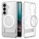 Spigen Ultra Hybrid "S" Mag MagSafe tok Galaxy S26 készülékhez átlátszó/fehér