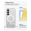 Spigen Ultra Hybrid "S" Mag MagSafe tok Galaxy S26 készülékhez átlátszó/fehér