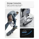 Spigen Ultra Hybrid "S" Mag MagSafe tok Galaxy S26 készülékhez átlátszó/fehér