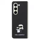 KARL LAGERFELD tok Samsung Z Fold 5 készülékhez (KLHCZFD5SAKCNPK, Saffiano K&C PIN) fekete