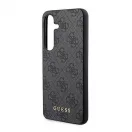 GUESS tok Samsung Galaxy A35 készülékhez GUOHCSA35G4GFGR PU 4G Classic Metal Logo fekete