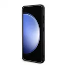 GUESS tok Samsung Galaxy A35 készülékhez GUOHCSA35G4GFGR PU 4G Classic Metal Logo fekete