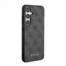 GUESS tok Samsung Galaxy A35 készülékhez GUOHCSA35G4GFGR PU 4G Classic Metal Logo fekete