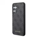 GUESS tok Samsung Galaxy A35 készülékhez GUOHCSA35G4GFGR PU 4G Classic Metal Logo fekete