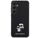 KARL LAGERFELD SAFFIANO KC PIN tok Samsung S24 Plus készülékhez fekete