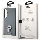 KARL LAGERFELD SAFFIANO KC PIN tok Samsung S24 Plus készülékhez KLHCS24MPSAKCMPG szürke